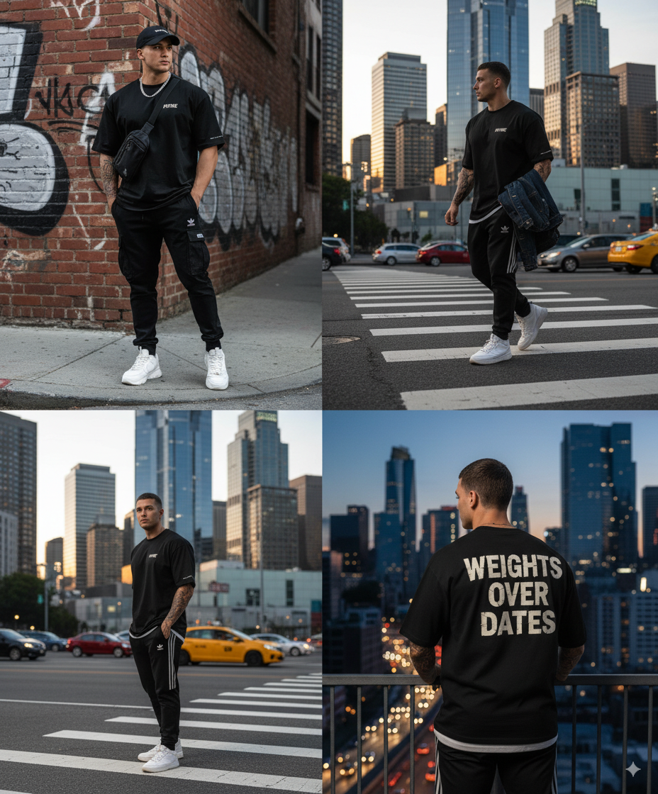 Weights Over Dates Oversized T-Shirt