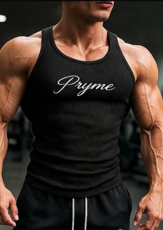 Pryme Ribbed Gym Vest