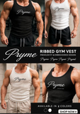 Pryme Ribbed Gym Vest