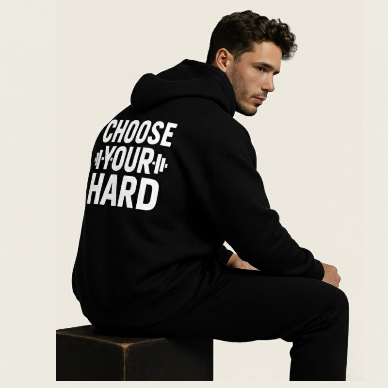 PRYME “Choose your Hard” Oversized Hoodie