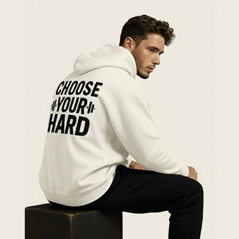 PRYME “Choose your Hard” Oversized Hoodie