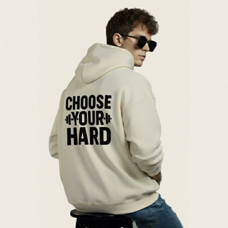 PRYME “Choose your Hard” Oversized Hoodie