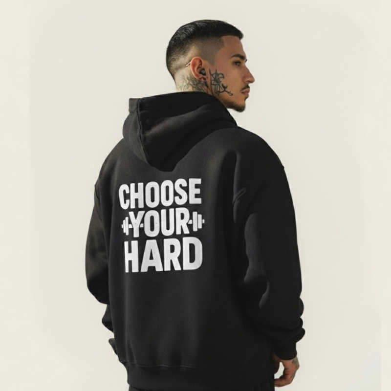 PRYME “Choose your Hard” Oversized Hoodie