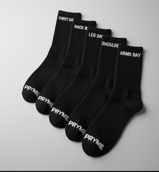 Pryme 'The Daily Grind' Socks (Pack of 5)