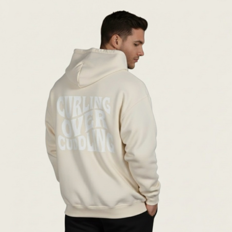 PRYME "Curling Over Cuddling” Oversized Hoodie