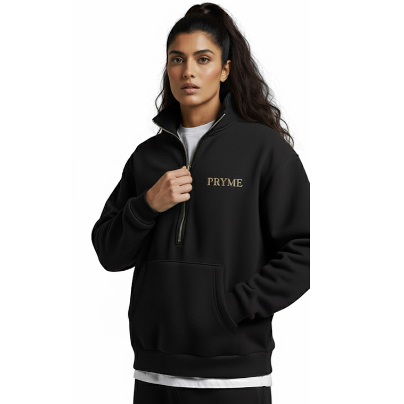 PRYME "Curling Over Cuddling” Oversized Hoodie for women